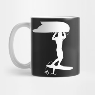 Surfing with wingfoil Mug